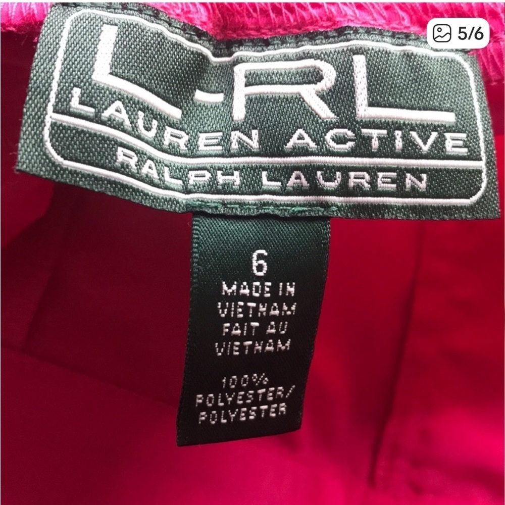 Lauren Ralph Lauren Active pink joggers size 6 - Picture 5 of 6